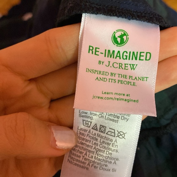 J.Crew Cotton-blend poplin smocked tiered midi dress - Picture 4 of 5